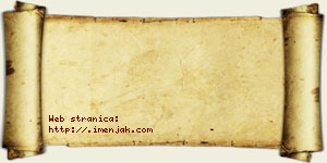 Anđela Tulkić vizit kartica